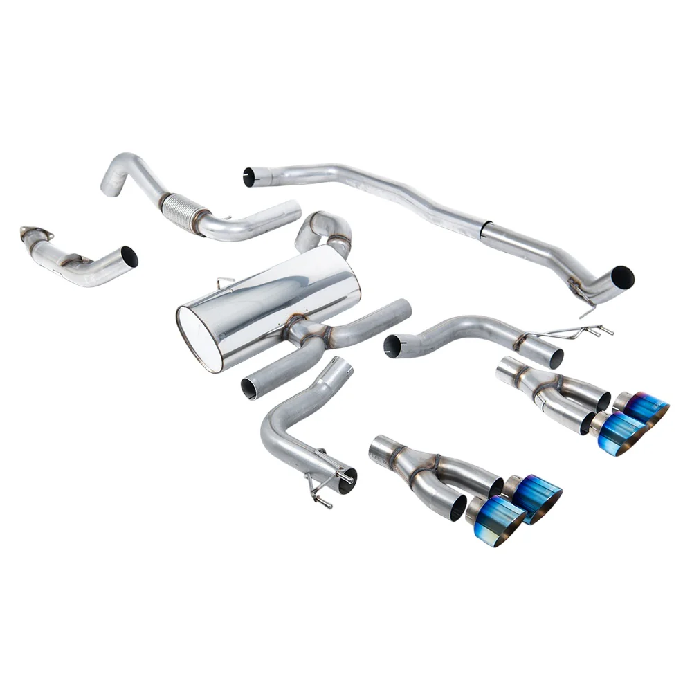 Milltek Cat Back Exhaust Honda / Acura Civic Type R FK2 Turbocharged 2.0 i-VTEC (RHD models only) 15-17 - Image 4