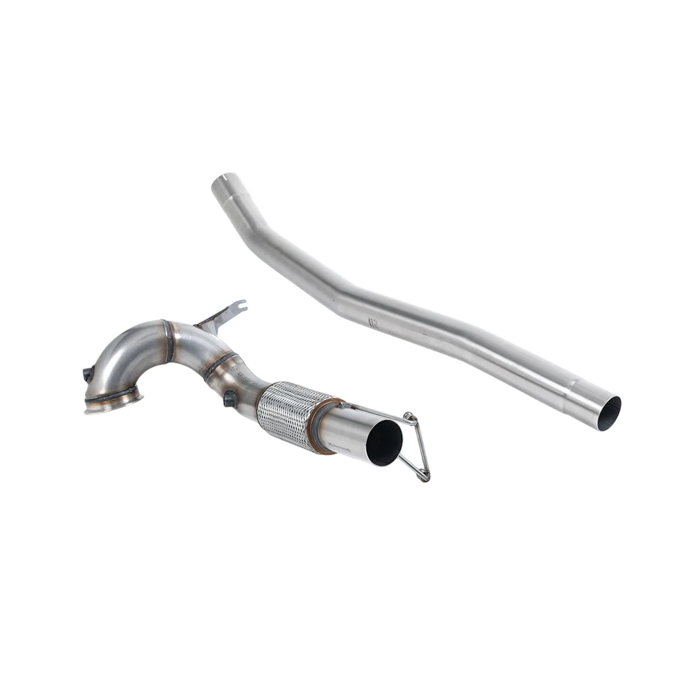 Milltek Large-bore Downpipe and De-cat Exhaust Volkswagen Arteon 2.0TSI 280PS 4Motion (North American Non Valved / Downturn Tips) 22-25 - Image 2
