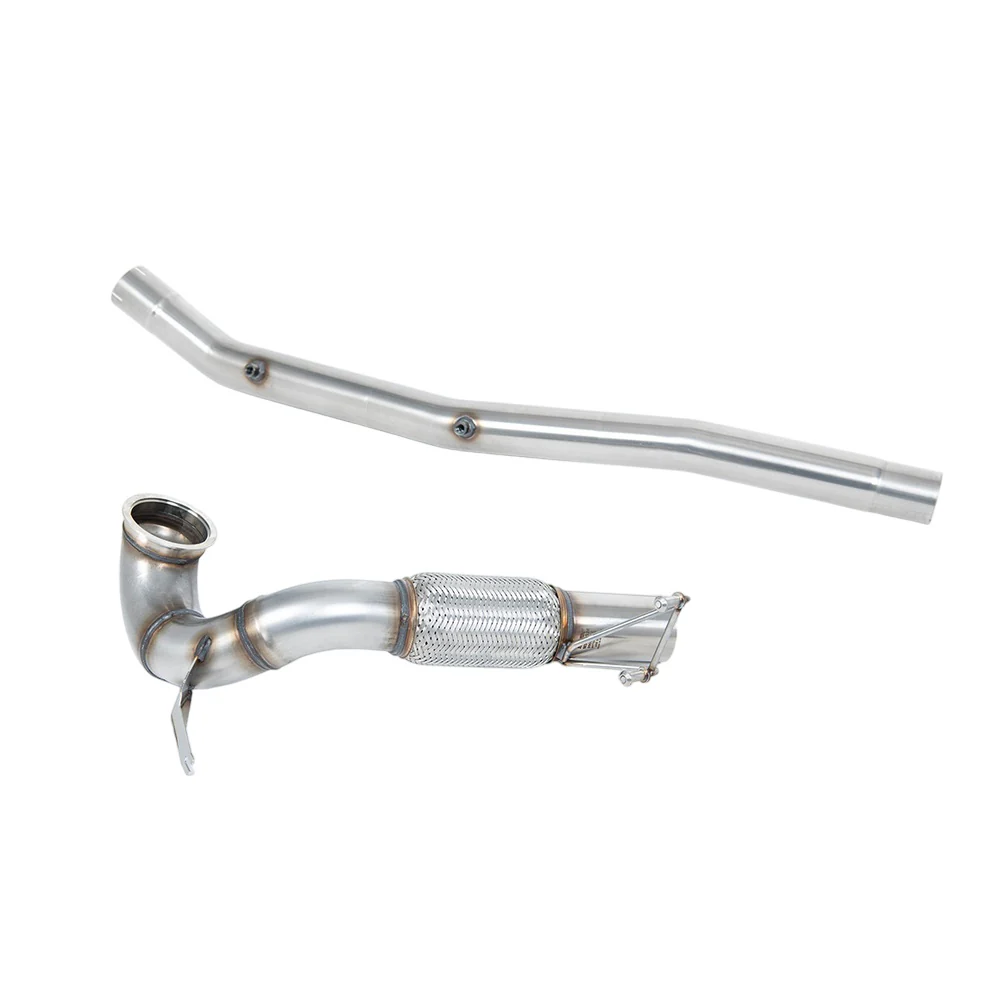 Milltek Large-bore Downpipe and De-cat Exhaust Volkswagen T-Roc R 2.0TSI 300ps (MQB EVO Models with OPF/GPF) 22-25 - Image 2