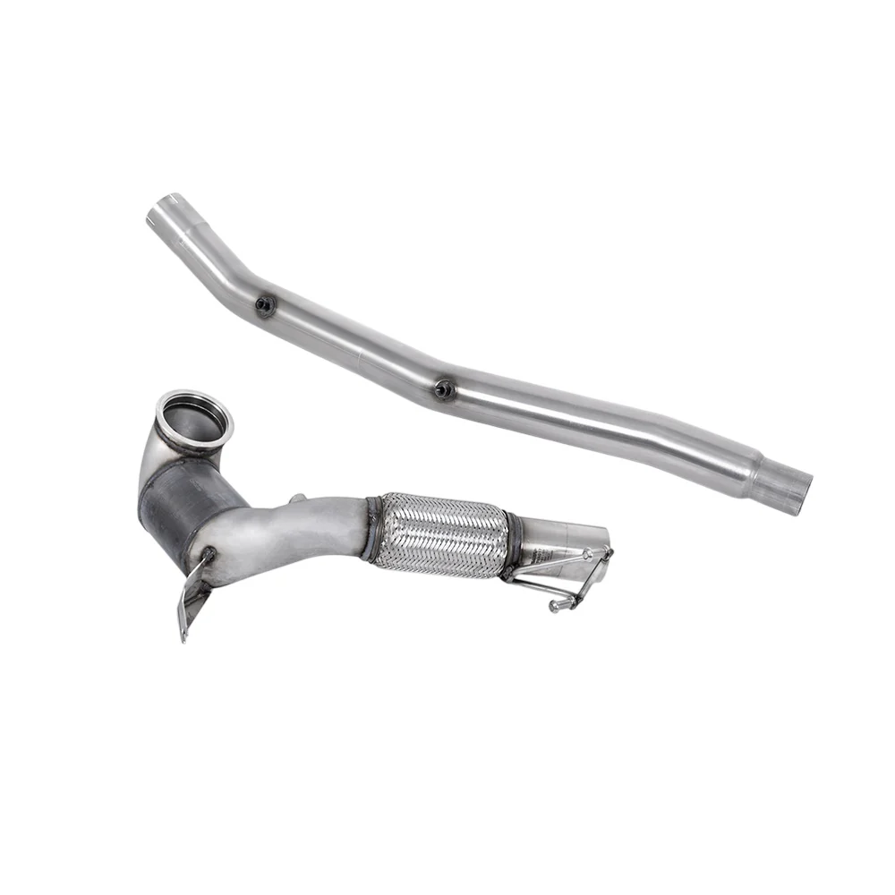 Milltek Large Bore Downpipe and Hi-Flow Sports Cat Exhaust Audi S3 2.0 TFSi Quattro Saloon / Sedan 310PS 8Y (North American / Non-OPF Models Only) 22-25 - Image 2