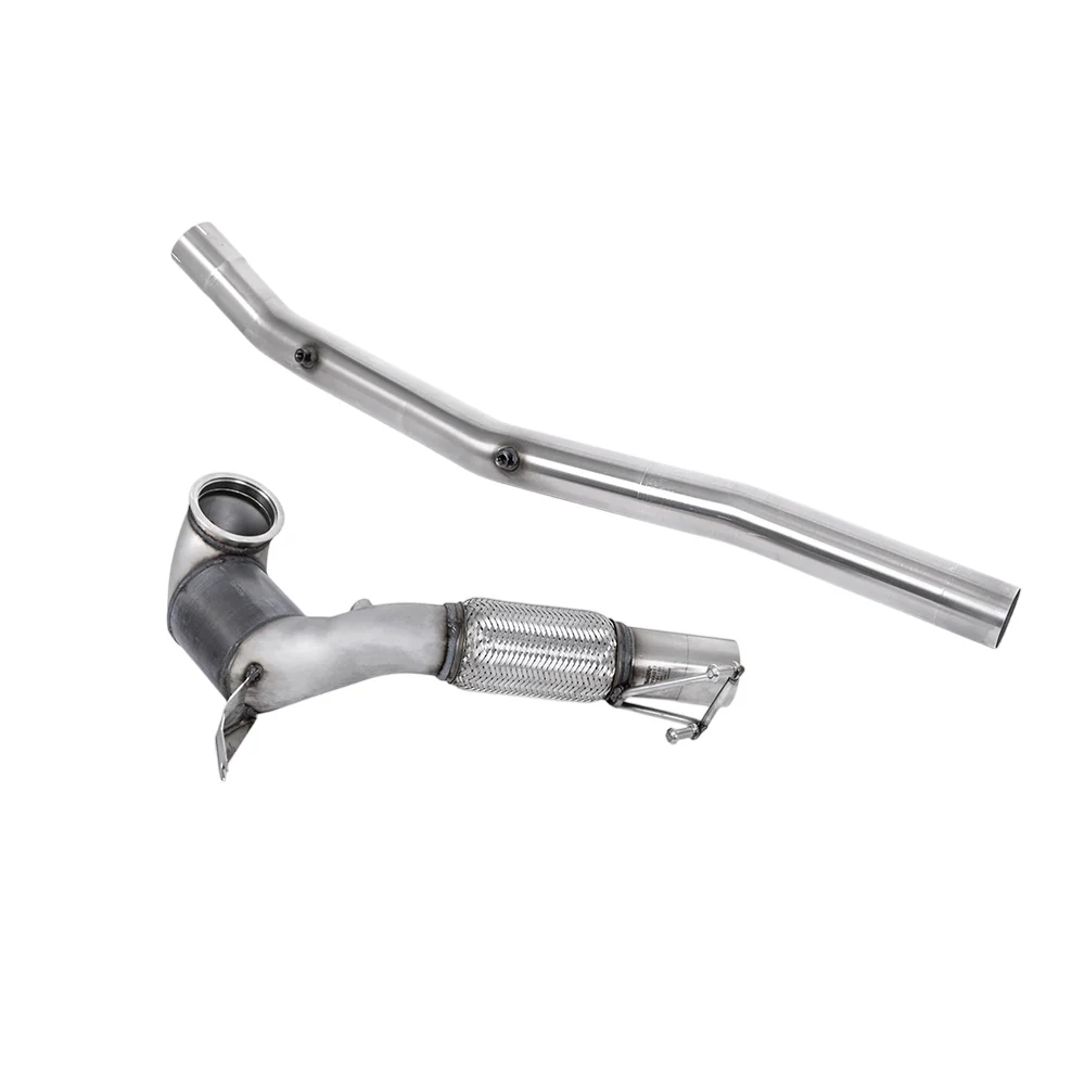 Milltek Large Bore Downpipe and Hi-Flow Sports Cat Exhaust Audi S3 2.0 TFSi Quattro Saloon / Sedan 310PS 8Y (North American / Non-OPF Models Only) 22-25 - Image 3