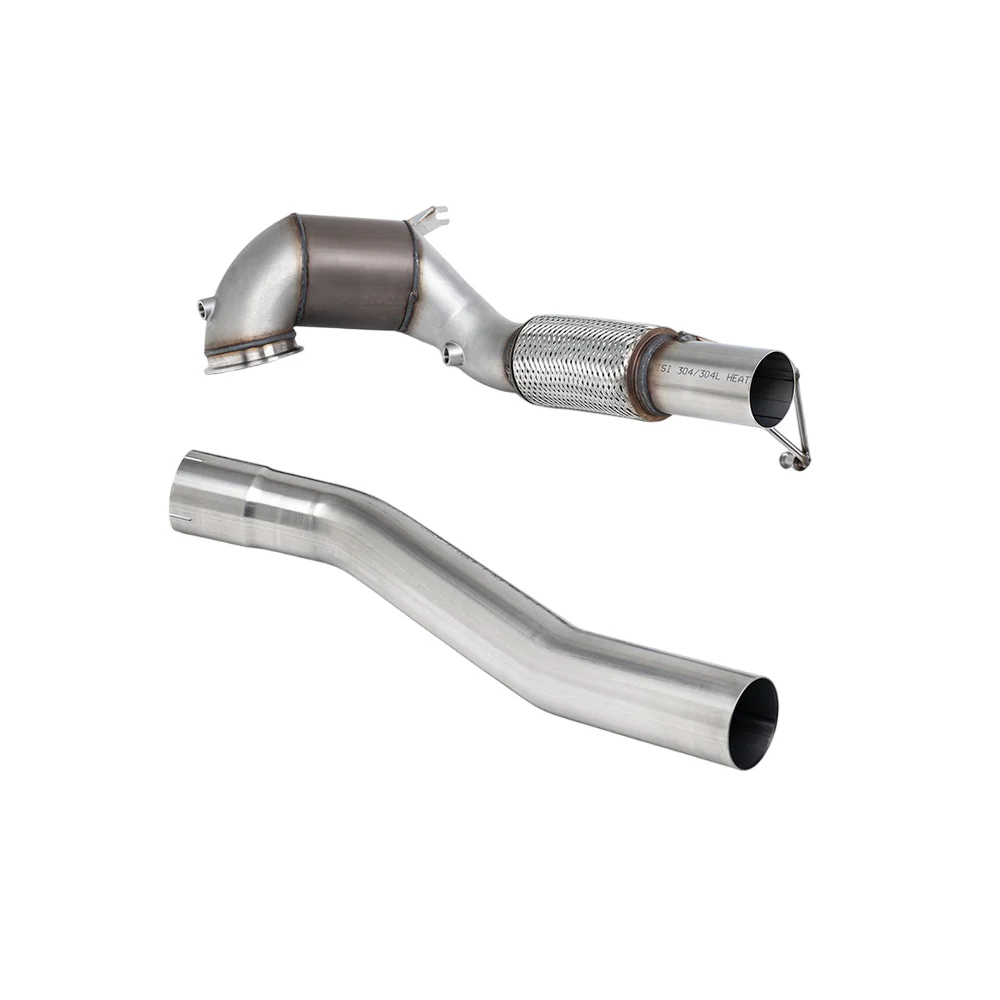 Milltek Large Bore Downpipe and Hi-Flow Sports Cat Exhaust Volkswagen Golf Mk8 GTi (245ps Non-GPF / North American Models Only) 21-25 - Image 3