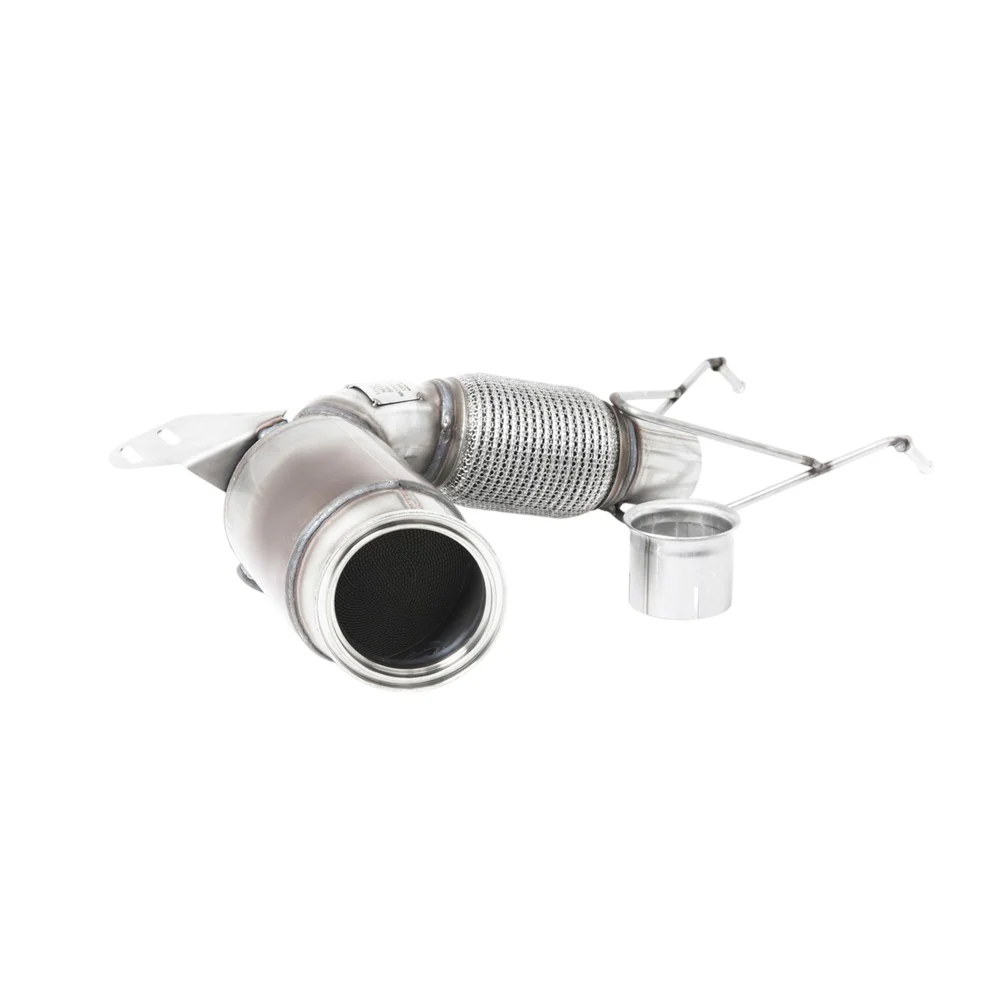 Milltek Large Bore Downpipe and Hi-Flow Sports Cat Exhaust New Mini Mk3 (F56) Mini Cooper S 2.0 Turbo (UK and European models) LCI with GPF/OPF Only 19-25 - Image 2