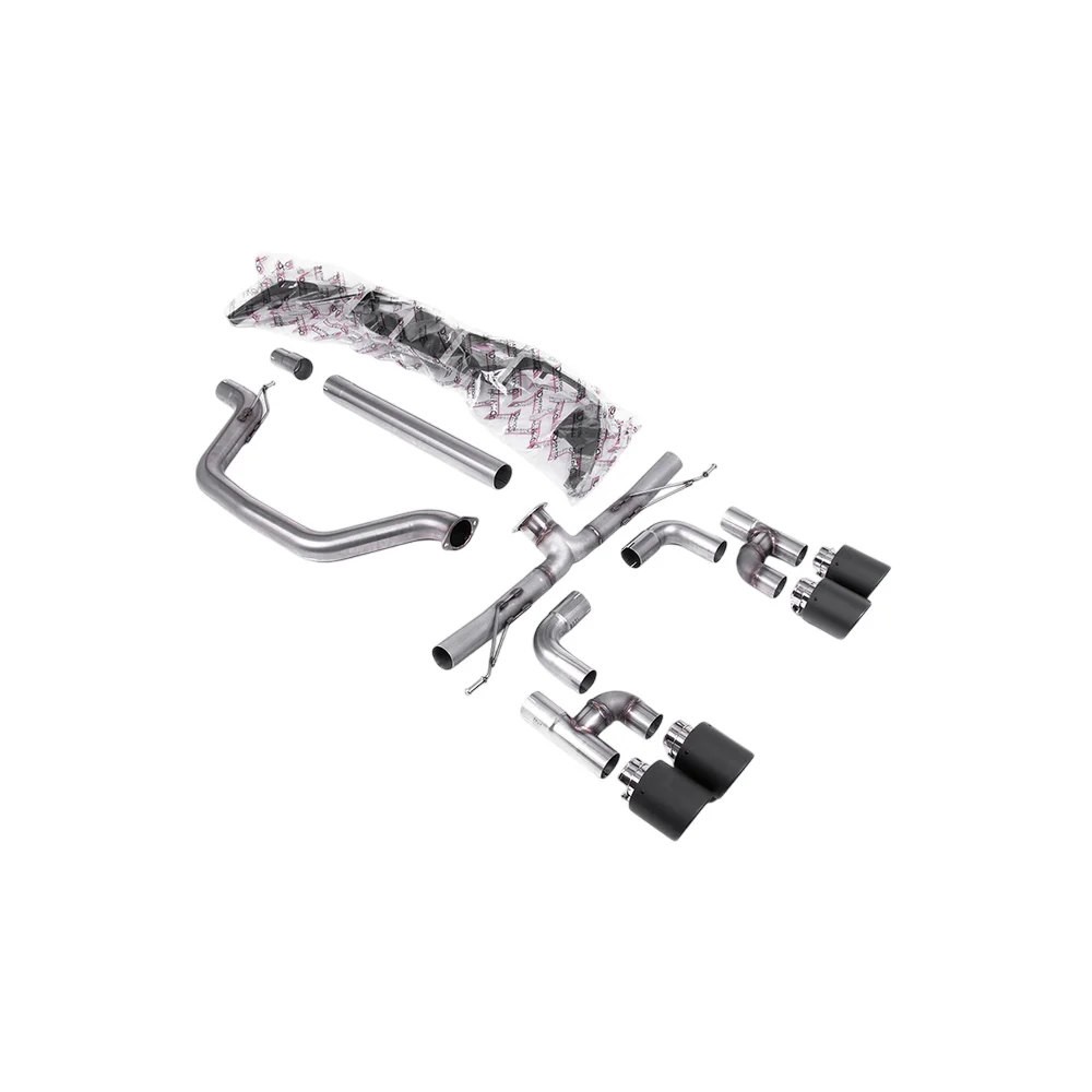 Milltek Particulate Filter-back Exhaust Volkswagen Golf Mk8 GTi (Golf R Style Quad Outlet 245ps OPF/GPF Equipped Models Only) 20-25 - Image 4