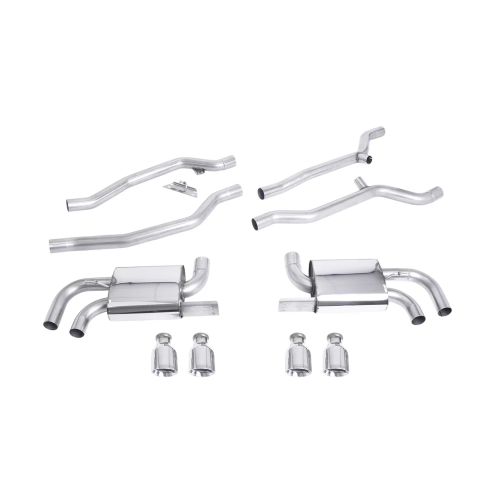 Milltek Cat Back Exhaust Porsche Cayenne 958 Turbo 4.8 V8 (Pre-Facelift) 10-14 - Image 3