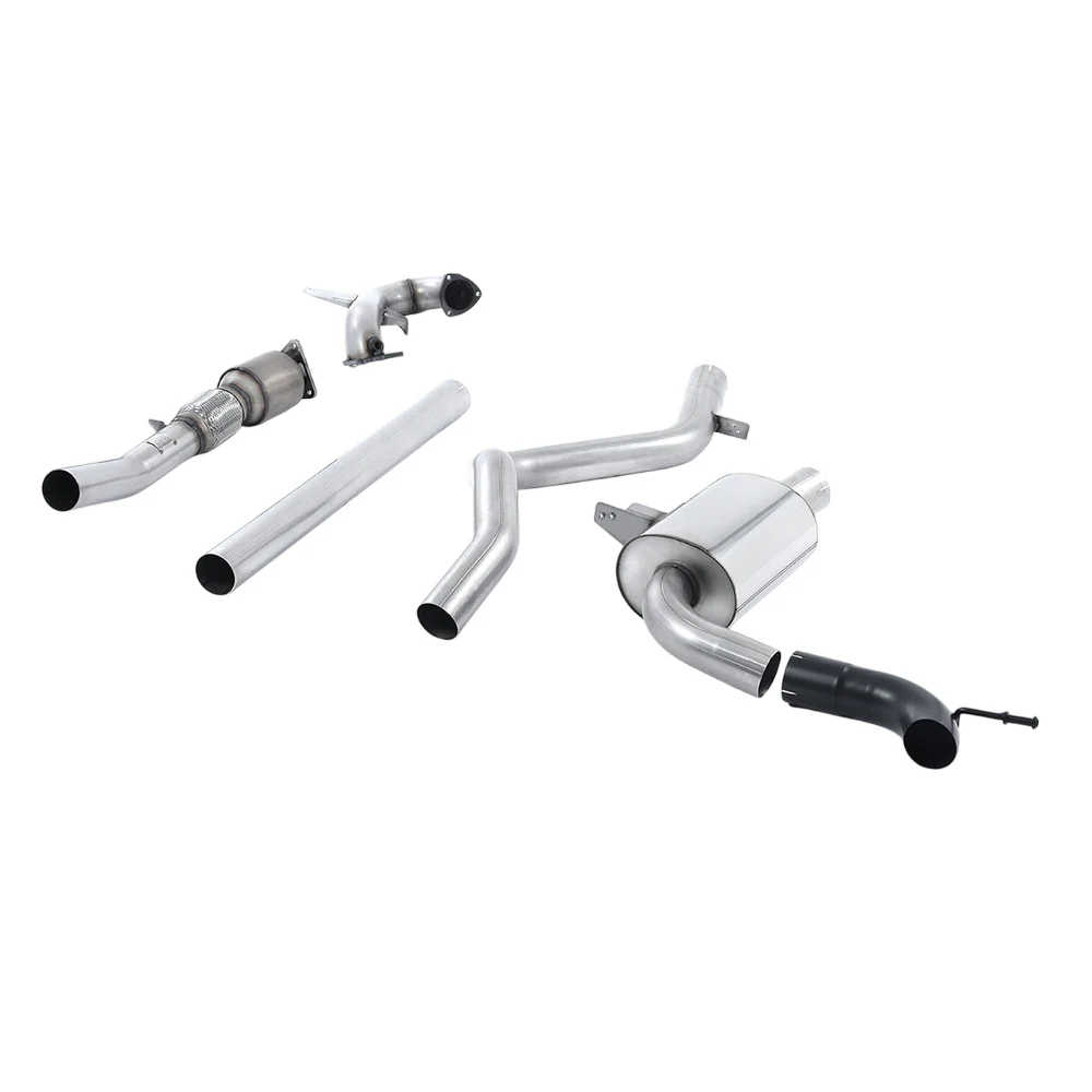 Milltek Turbo-back including Hi-Flow Sports Cat Exhaust Renault / Alpine Megane Renaultsport 250 and 265 (including Cup) 10-17 - Image 2