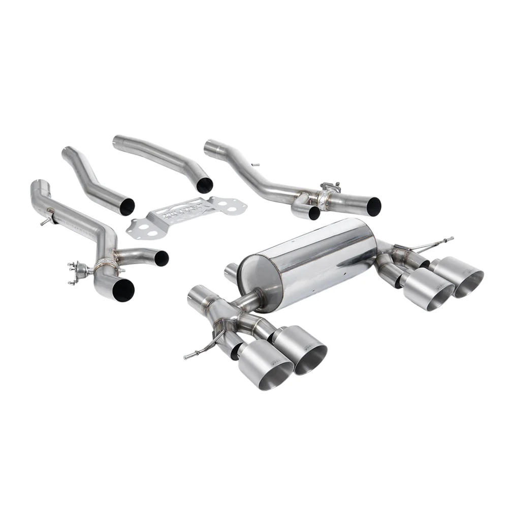Milltek Secondary Cat Back Exhaust BMW 3 Series G80 M3 and M3 Competition S58 3.0 Turbo (North American / ROW Non-OPF/GPF Cars Only) 21-25 - Image 2