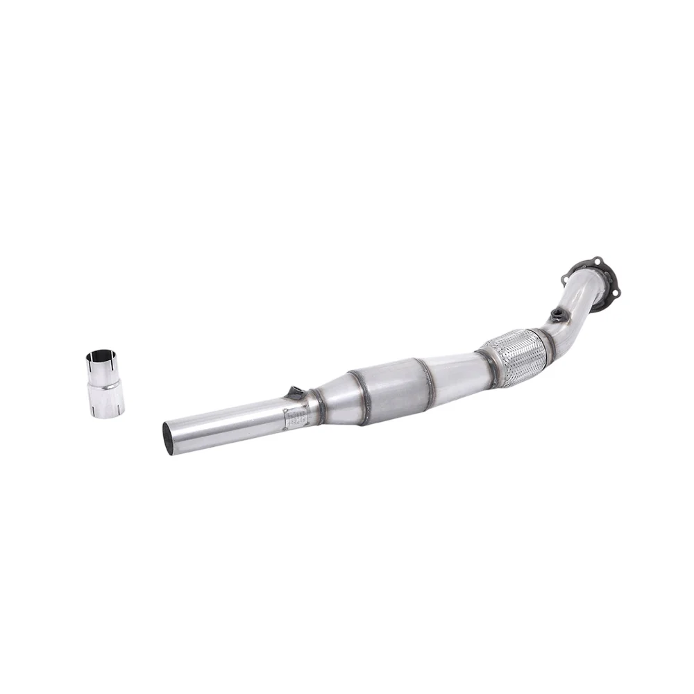 Milltek Large Bore Downpipe and Hi-Flow Sports Cat Exhaust Volkswagen Jetta Mk4 1.8T 2WD 99-05 - Image 2