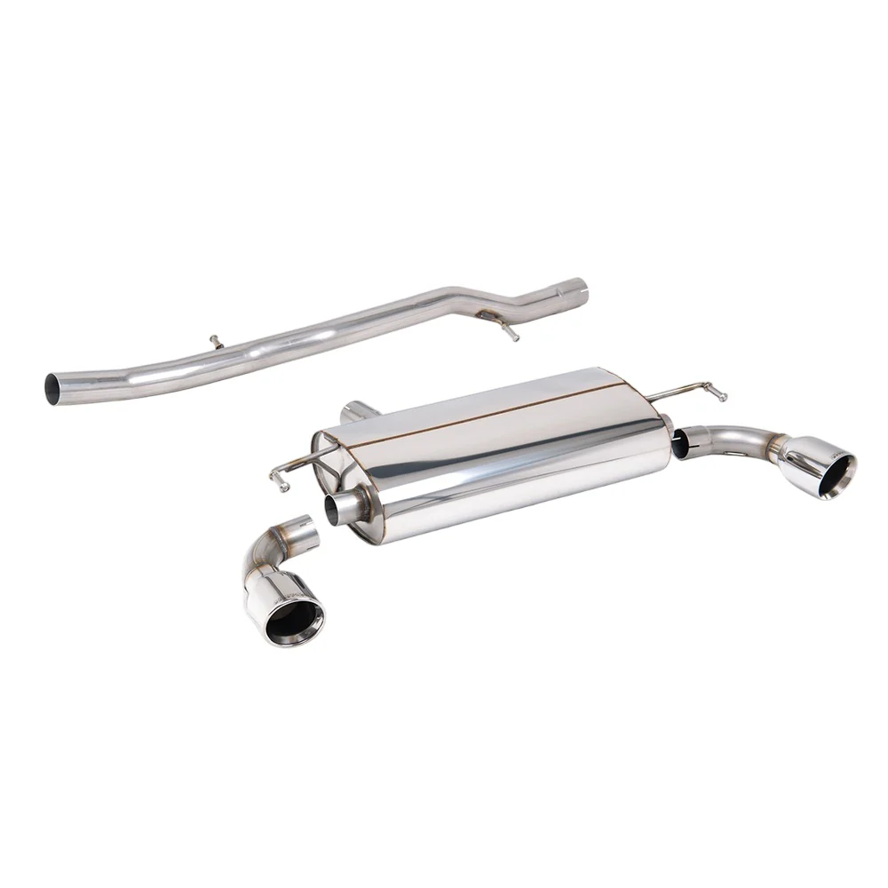 Milltek Cat Back Exhaust Volkswagen Golf Mk4 R32 3.2 V6 4WD 02-05 - Image 2
