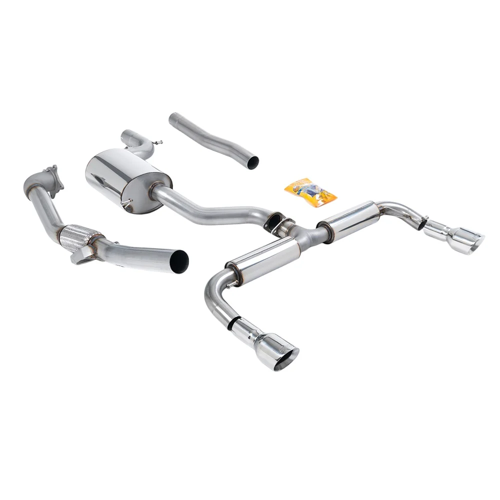 Milltek Turbo-back excluding Hi-Flow Sports Cat Exhaust Volkswagen Golf Mk6 GTi 2.0 TSI 210PS 09-13 - Image 2