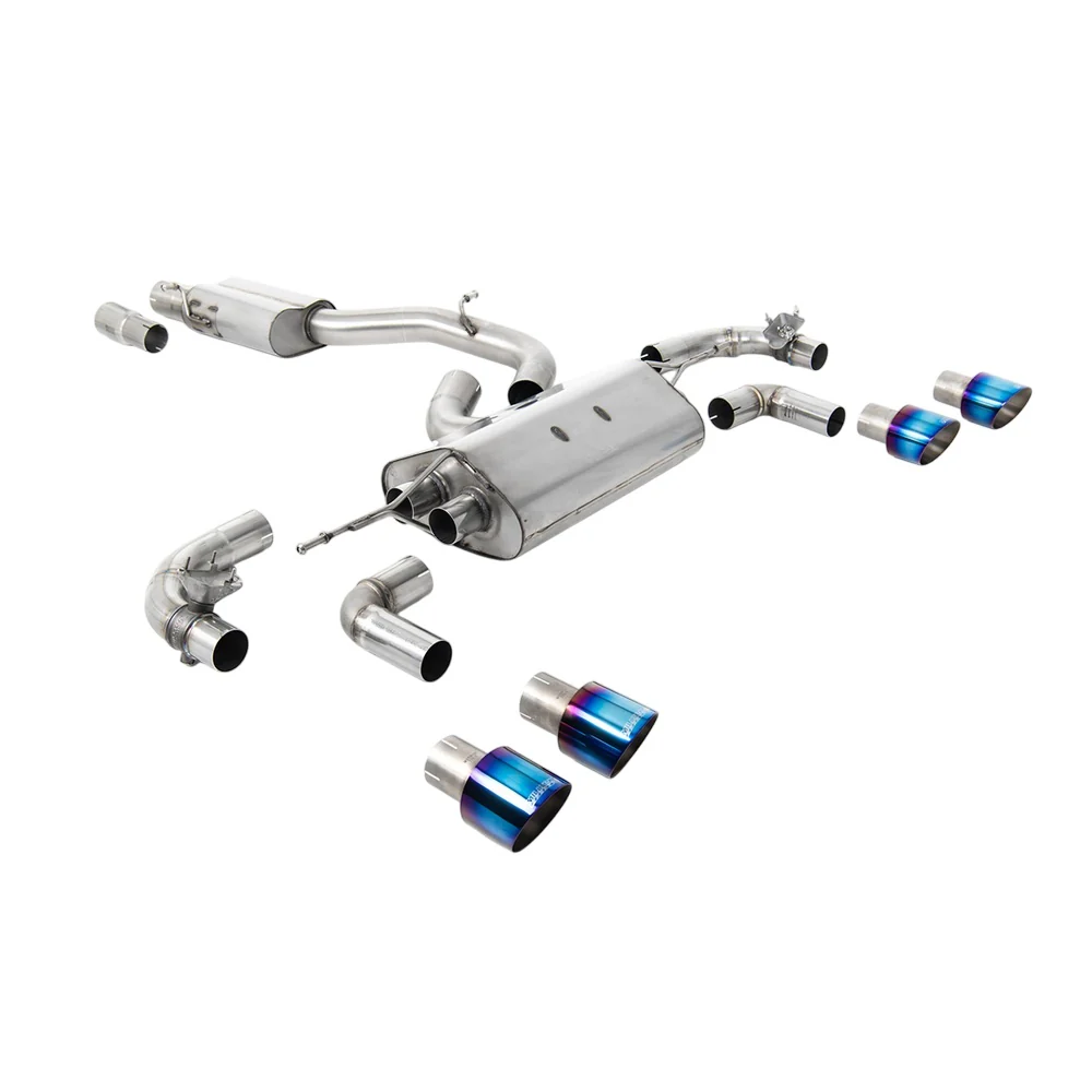 Milltek Cat Back Exhaust Volkswagen Golf Mk7.5 R 2.0 TSI 300PS (GPF Equipped Models Only) 80mm Race Systems 19-22 - Image 12