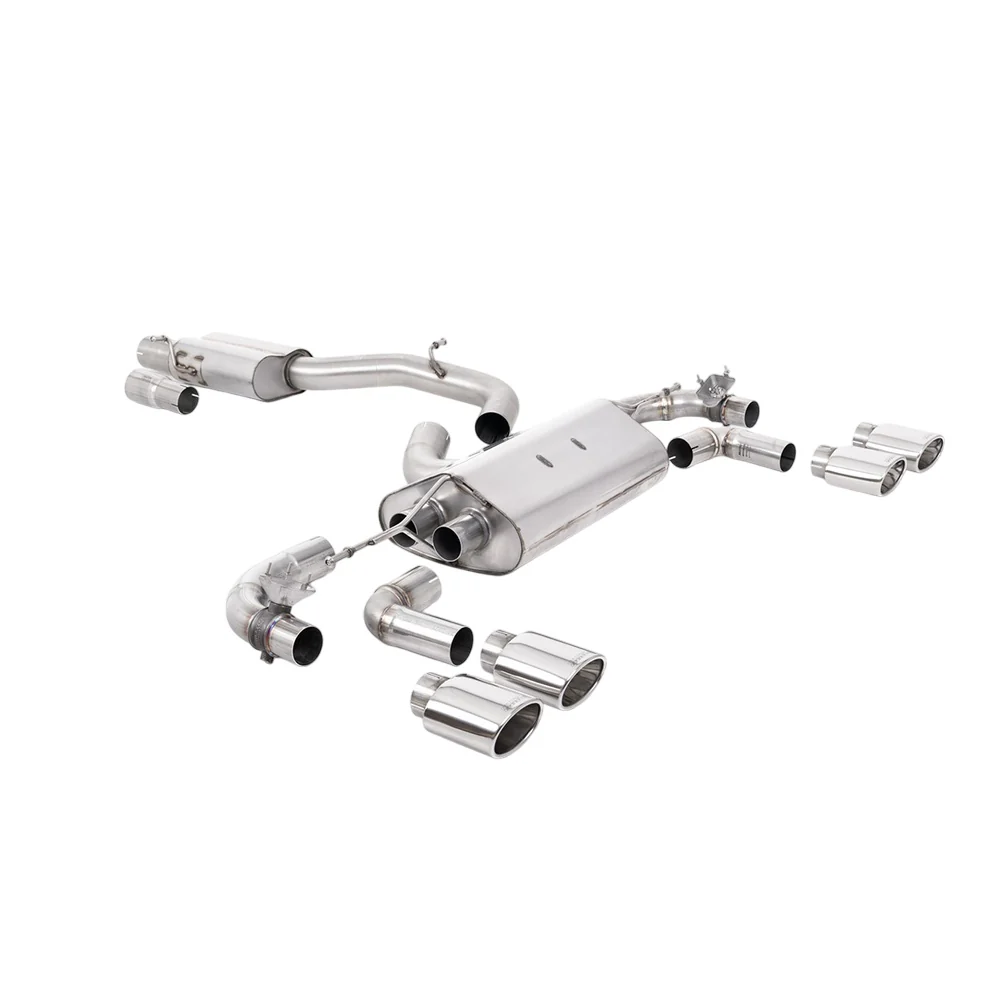 Milltek Cat Back Exhaust Volkswagen Golf Mk7.5 R 2.0 TSI 300PS (GPF Equipped Models Only) 80mm Race Systems 19-22 - Image 8