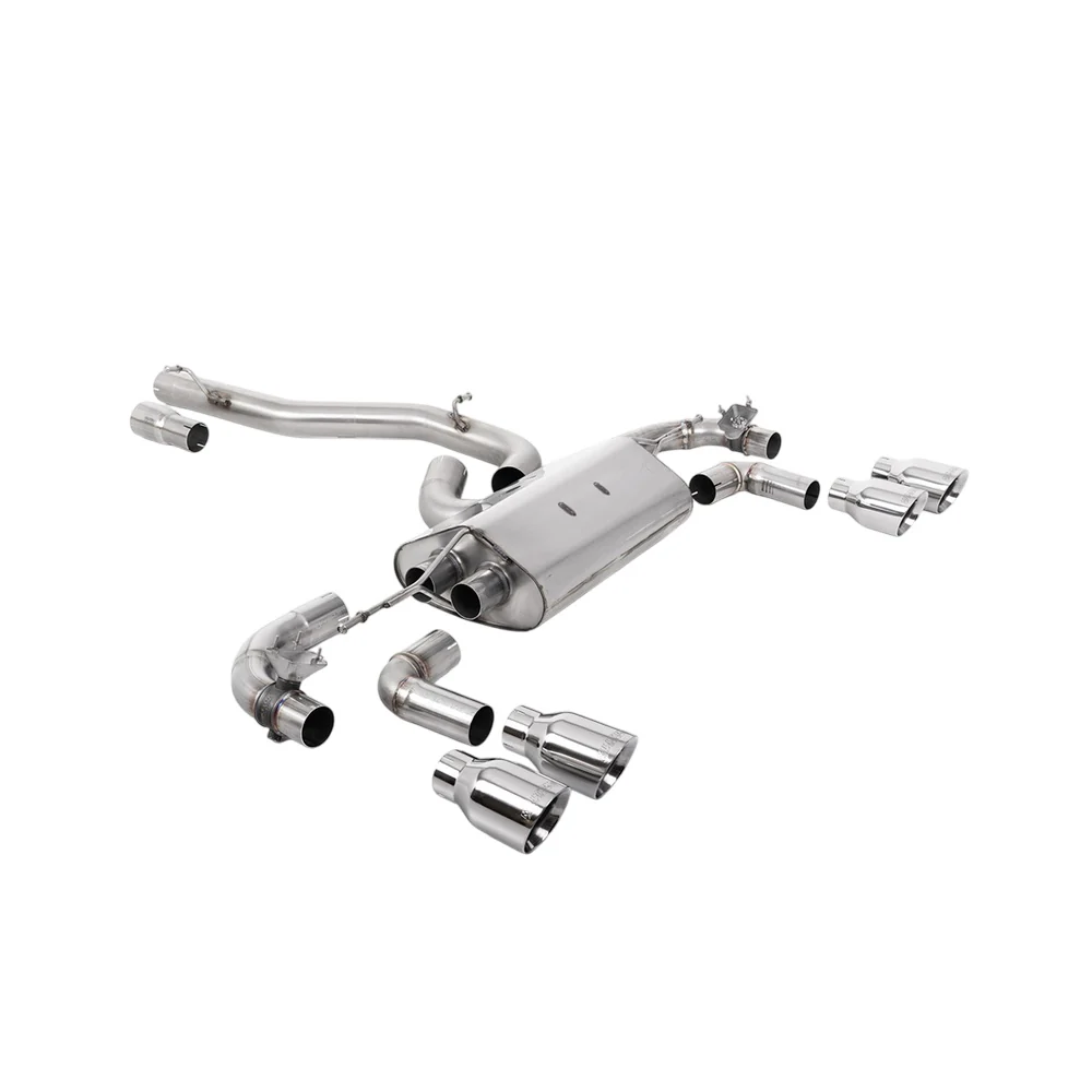 Milltek Cat Back Exhaust Volkswagen Golf Mk7.5 R 2.0 TSI 310PS (Non-GPF Equipped Models Only) 80mm Race Systems 17-21 - Image 13