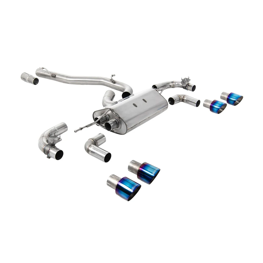 Milltek Cat Back Exhaust Volkswagen Golf Mk7.5 R 2.0 TSI 310PS (Non-GPF Equipped Models Only) 80mm Race Systems 17-21 - Image 6