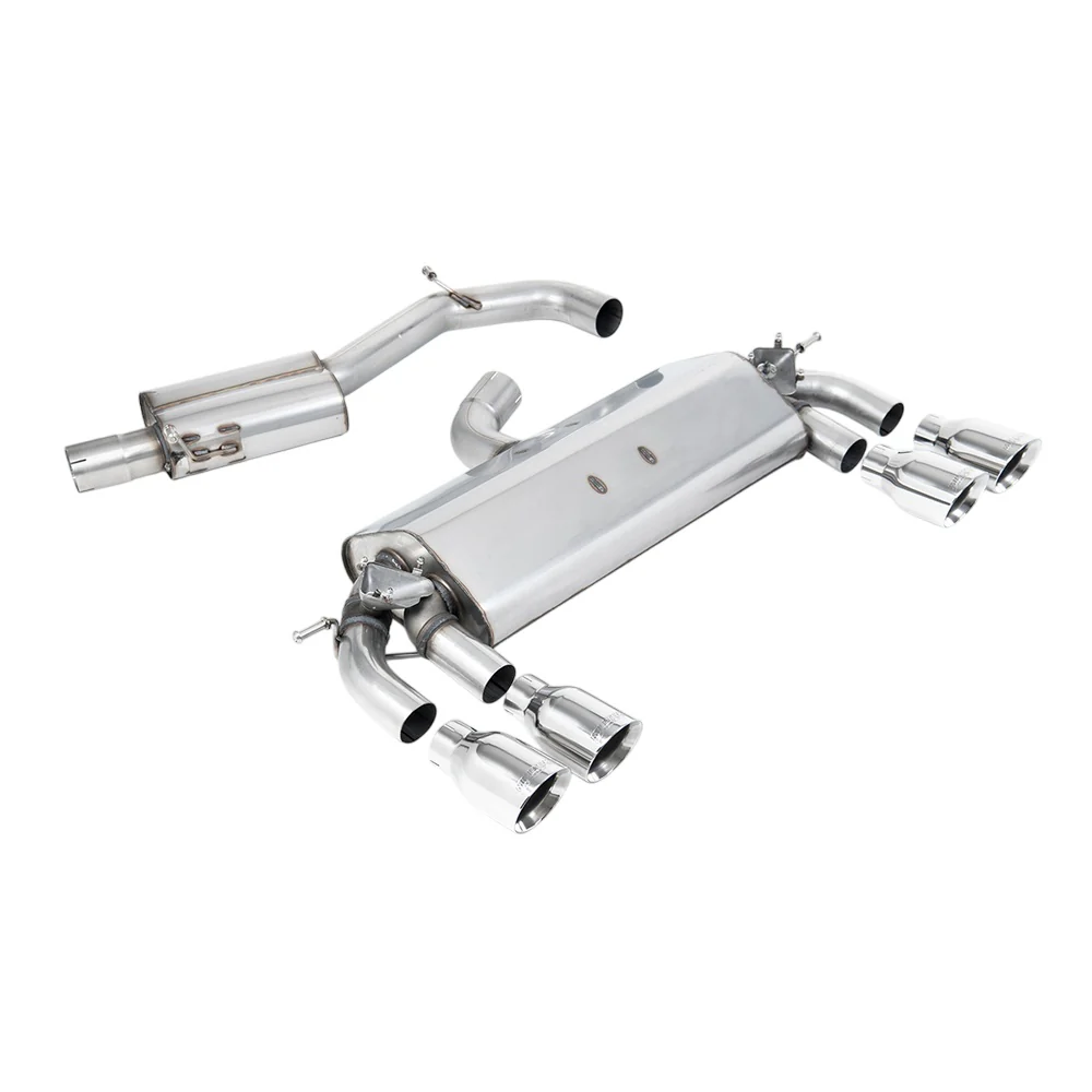 Milltek Cat Back Exhaust Volkswagen Golf Mk7 R 2.0 TSI 300PS (ECE Approved and 76.2mm Systems) 14-16 - Image 16