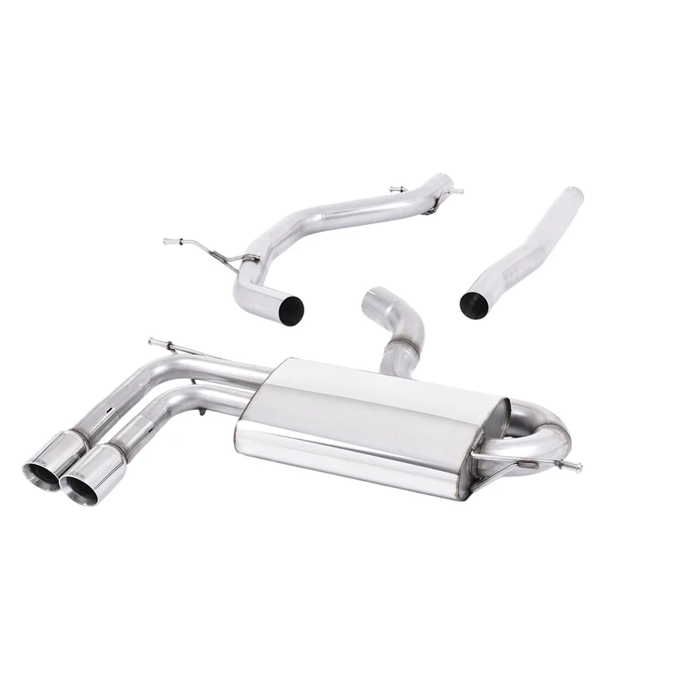 Milltek Particulate Filter-back Exhaust Volkswagen Scirocco GT 2.0 TDI CR 170 09-17 - Image 3