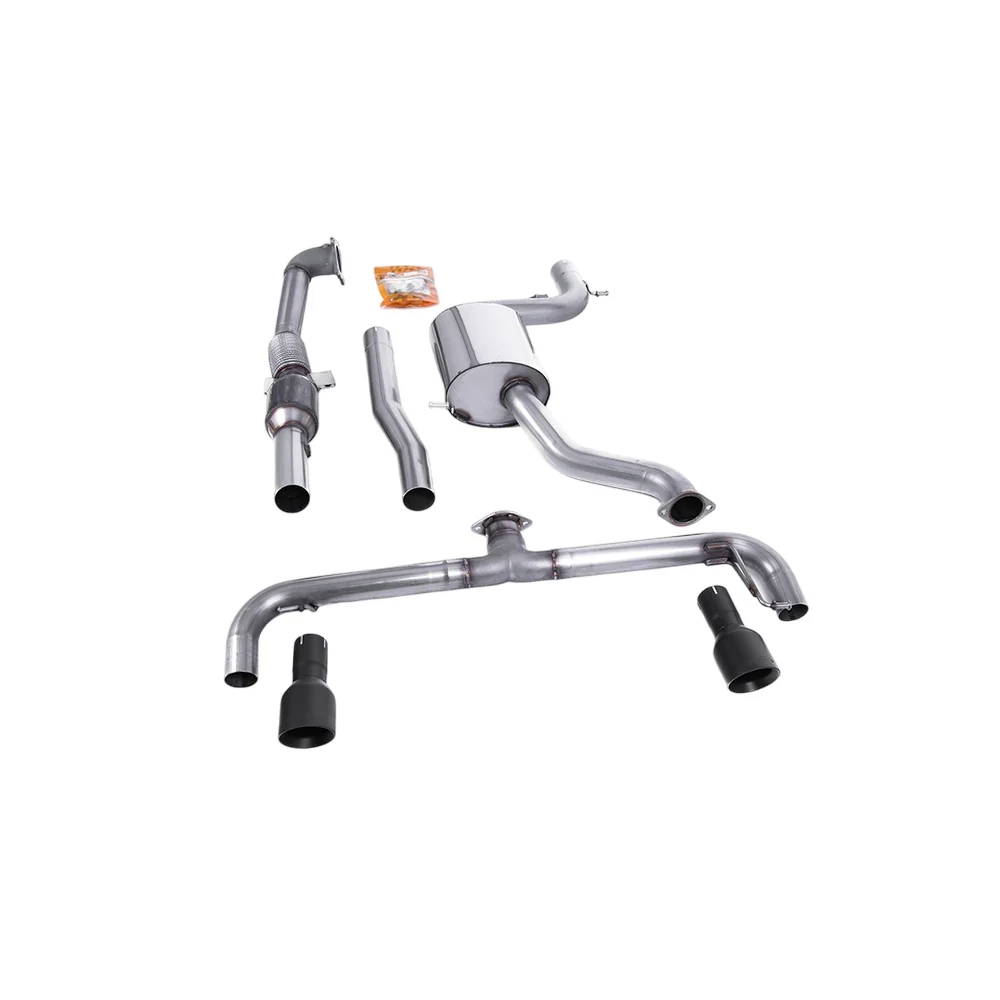 Milltek Turbo-back including Hi-Flow Sports Cat Exhaust Volkswagen Scirocco R 09-16 - Image 3