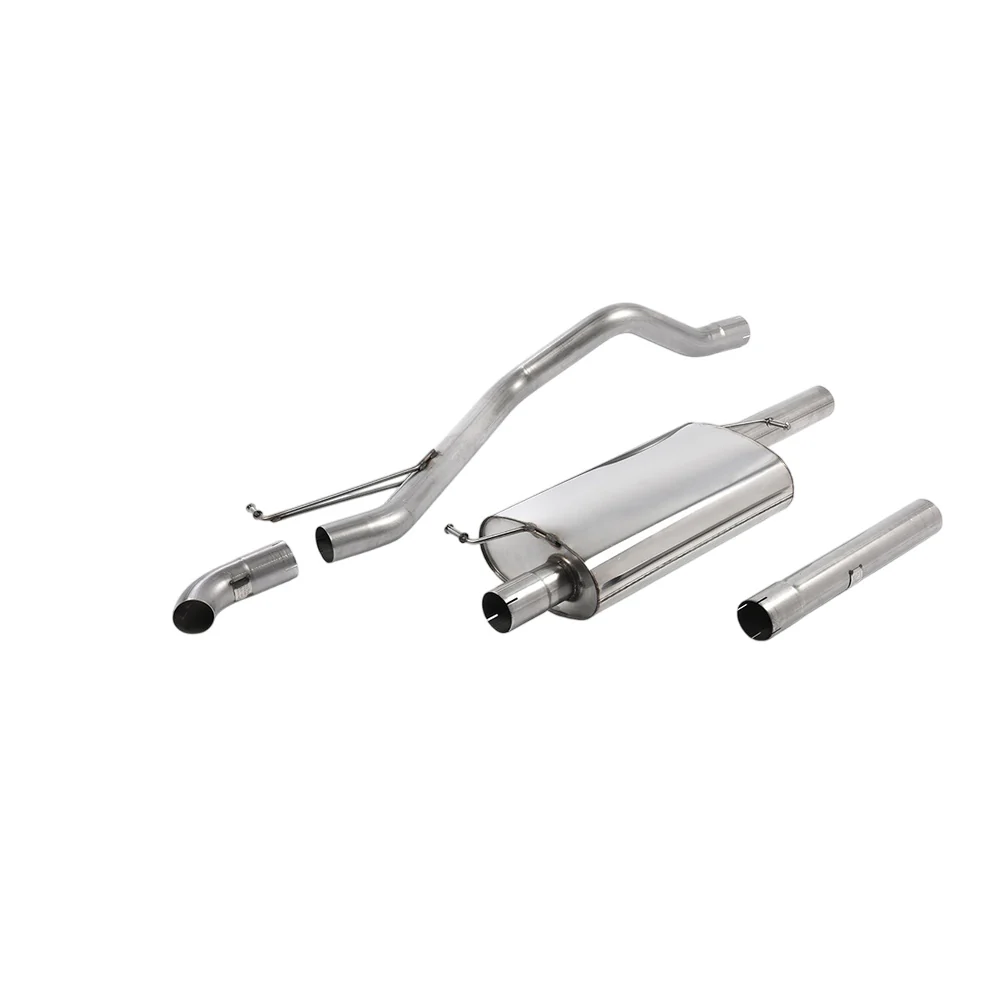 Milltek Cat Back Exhaust Volkswagen Transporter \ Caravelle T5 LWB 2.0 (84ps and 102ps) 2WD and 4MOTION 10-15 - Image 3