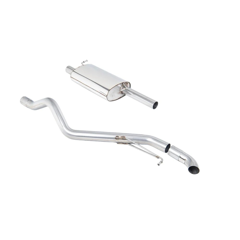 Milltek Cat Back Exhaust Volkswagen Transporter \ Caravelle T5 SWB 1.9 TDi (85ps and 104ps) 2WD and 4MOTION 03-09